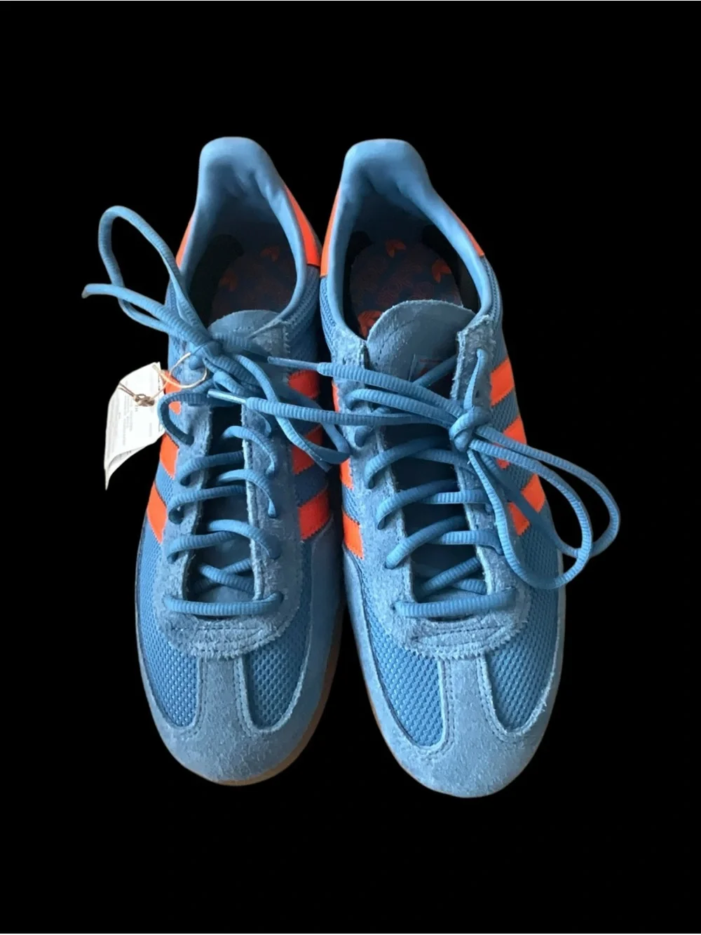 adidas Handball Spezial JH5445 Focus Blue Orange Gum Men’s 9.5 New w/ Tags